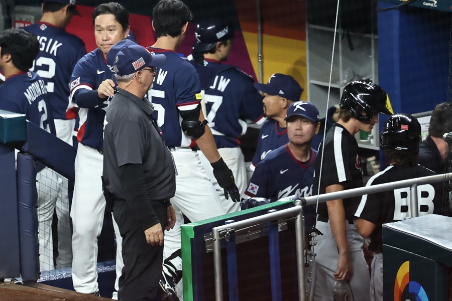 ▲ 한국 WBC 대표팀은 도미니카공화국과 8강전에서 0-10, 7회 콜드게임 패배를 당했다.  ⓒ연합뉴스