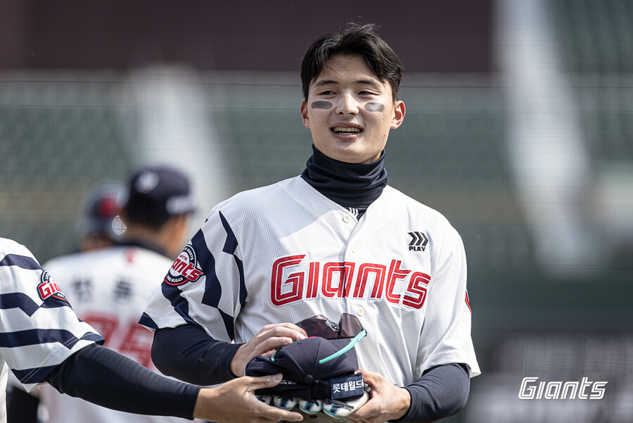▲ 윤동희 ⓒ롯데 자이언츠