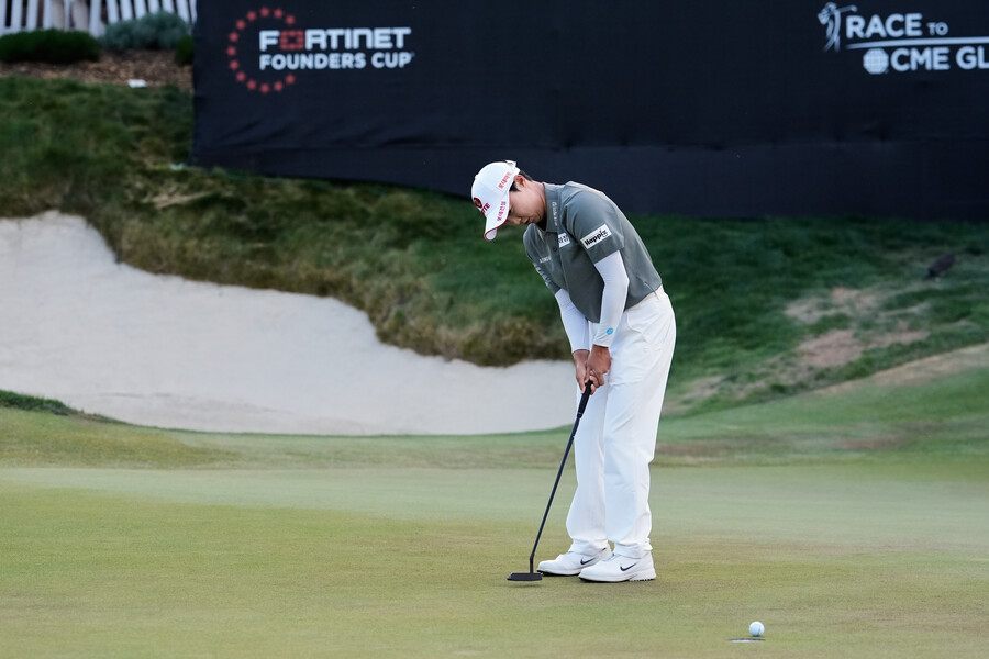 ▲ 미국 여자프로골프(LPGA) 투어 포티넷 파운더스컵에서 우승한 김효주. ⓒ연합뉴스/AP