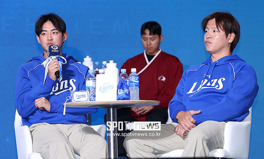 ▲ 구자욱 강민호 ⓒ곽혜미 기자