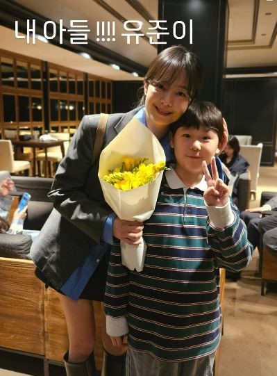전소민, 숨겨둔 아들 자랑 "내 아들 유준이"…꿀 떨어지는 '투샷'