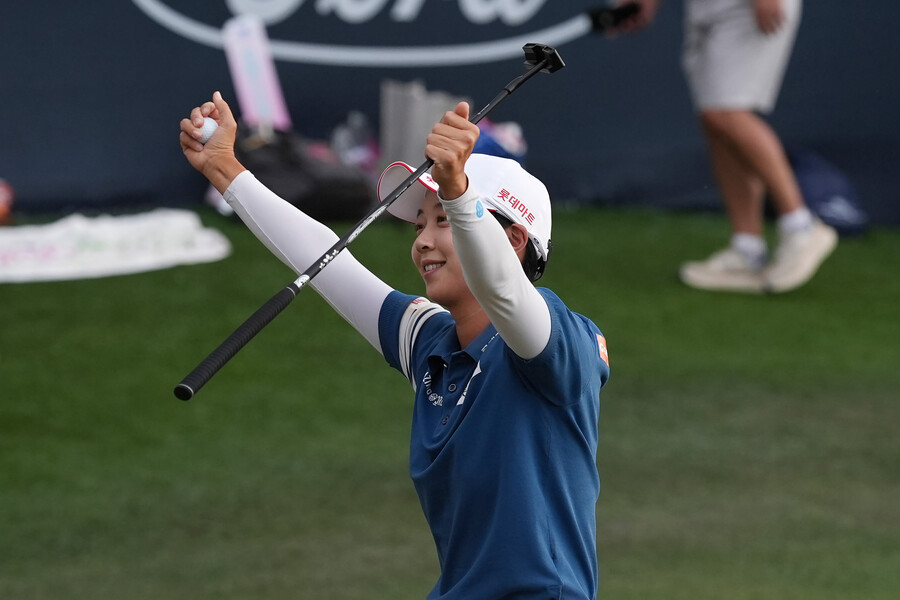 ▲ LPGA 포드 챔피언십에서 우승한 김효주. ⓒ연합뉴스/AP