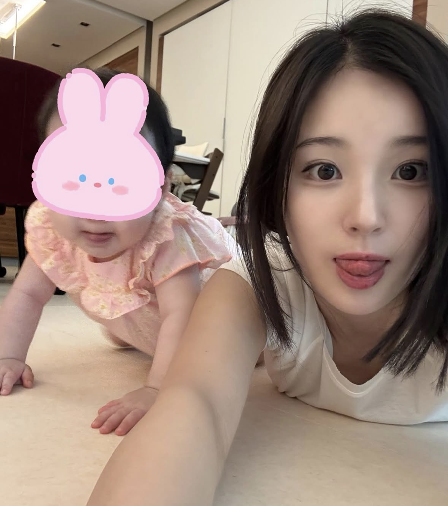 '15세 연상♥' 앨리스 소희, 은퇴 2년 만에 득녀 공개…"소중한 내 전부"