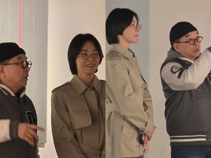 ▲ 가수 김수철과 배우 송혜교가 친분을 과시했다. 출처|김수철 인스타그램