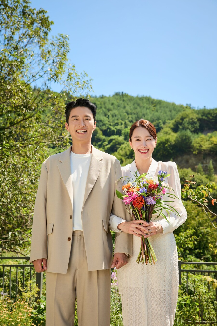 ▲ 인교진-소이현 부부 ⓒ두산 베어스