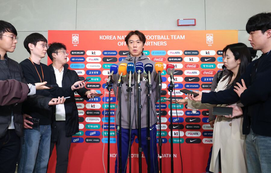 홍명보 ‘오피셜’ 공식입장, 손흥민 한국 국가대표 마지막 월드컵→에이징커브 정면 반박 “한번도 의심한 적 없다”