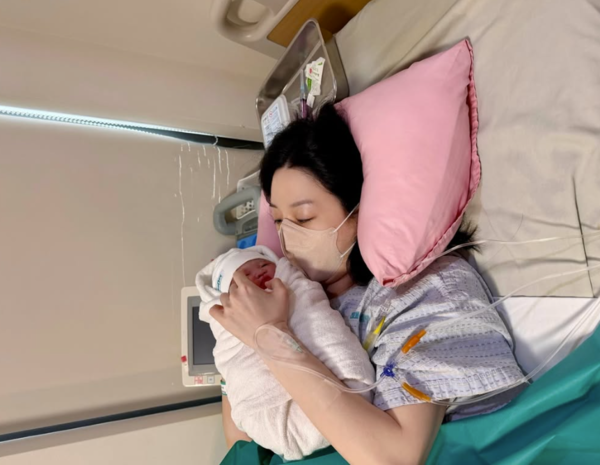 '오상진♥' 김소영, 둘째 출산 직전까지 일했다 "네 가족이 되었습니다"