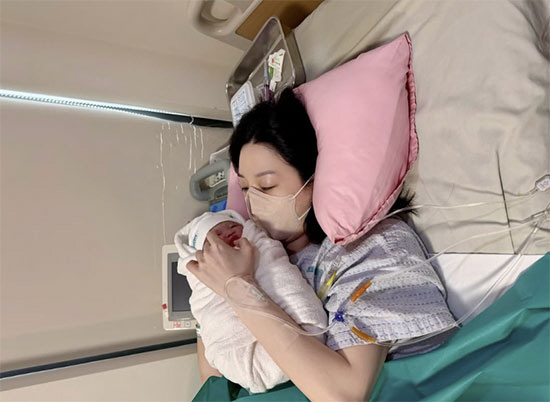 ▲ 득남 소식을 전한 김소영. 출처| 김소영 SNS