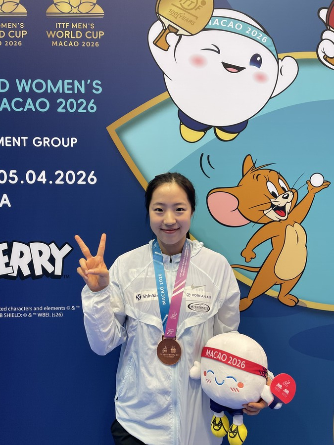 [오피셜] '한국 최강' 신유빈, 또 일 냈다...ITTF 월드컵 동메달 획득→韓 여자 탁구 역사상 '최초' 새 역사