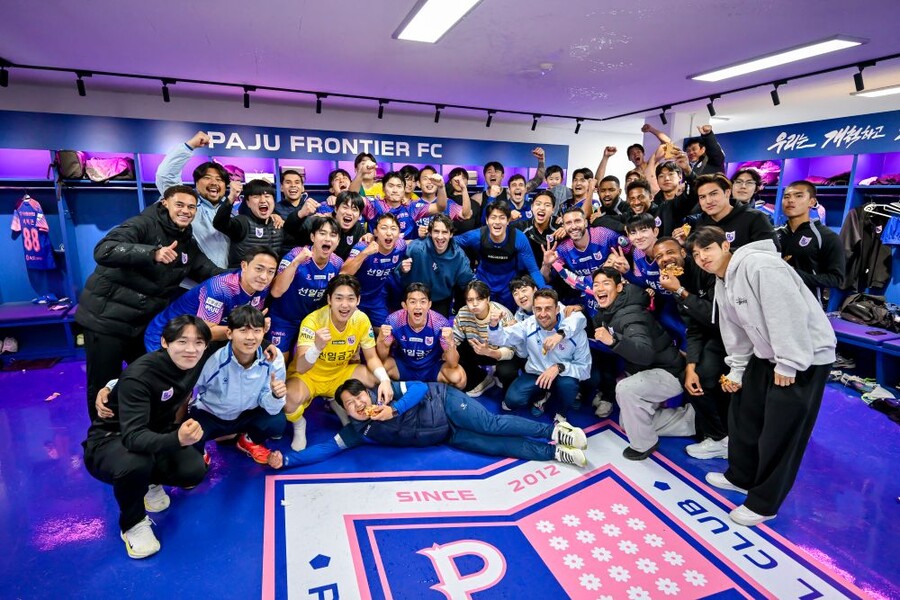 ‘징크스 삭제’ 파주 프런티어 FC, ‘K3리그 시절 무승’ 김해FC 3-1 완파