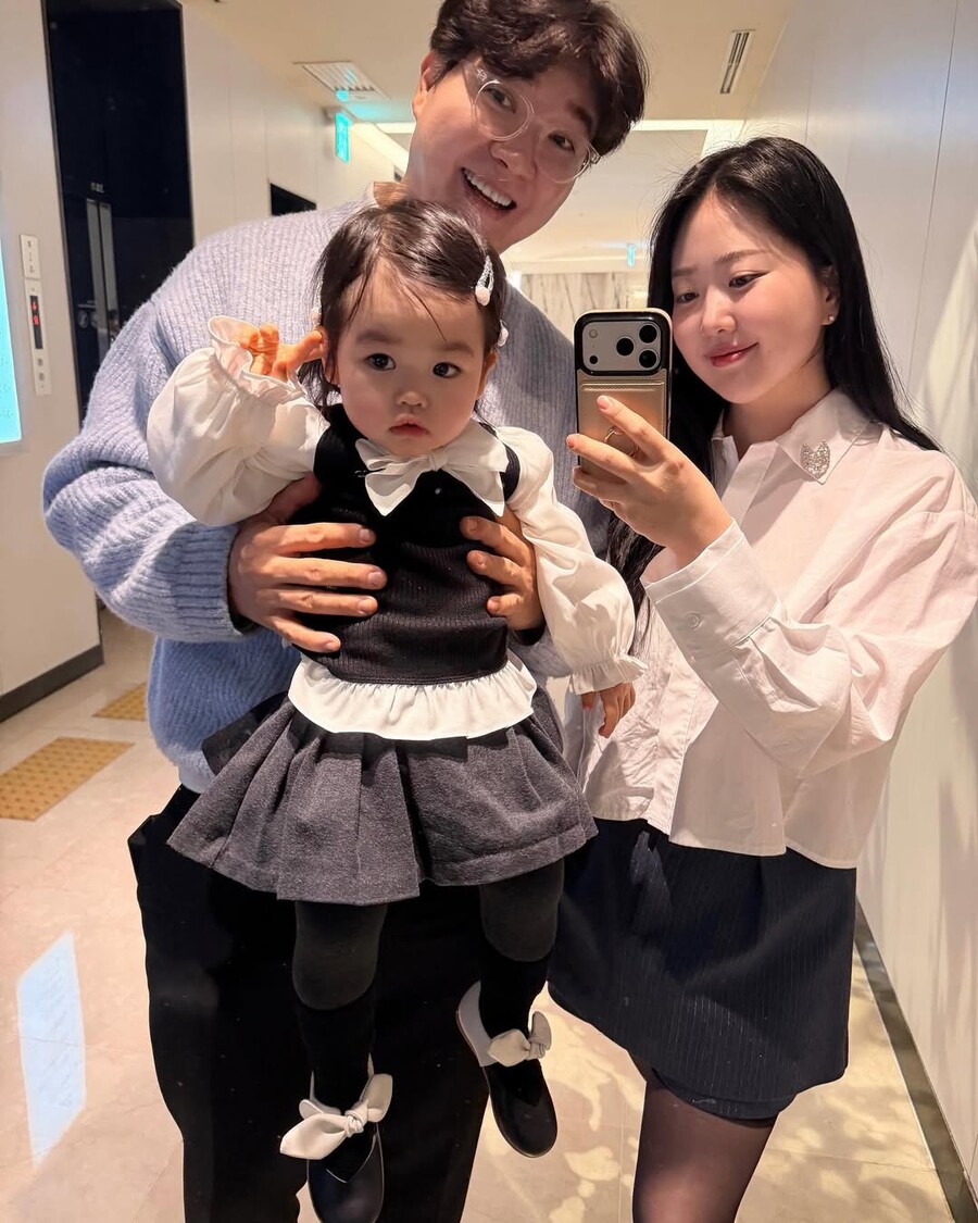 ▲ 박수홍이 딸 재이의 원인 모를 잠투정에 걱정을 드러냈다. 출처|박수홍 인스타그램