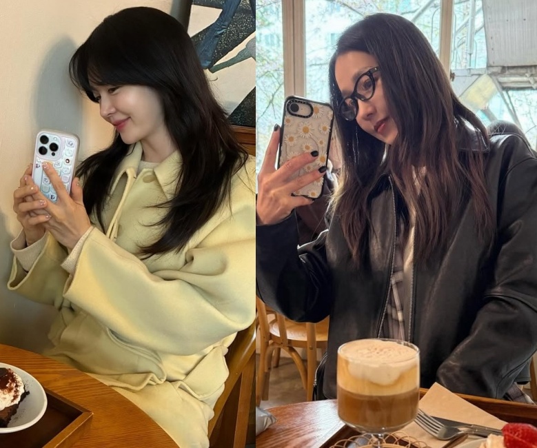 ▲ 핑클 출신 이진이 성유리와 우정을 과시했다. 출처|이진 인스타그램