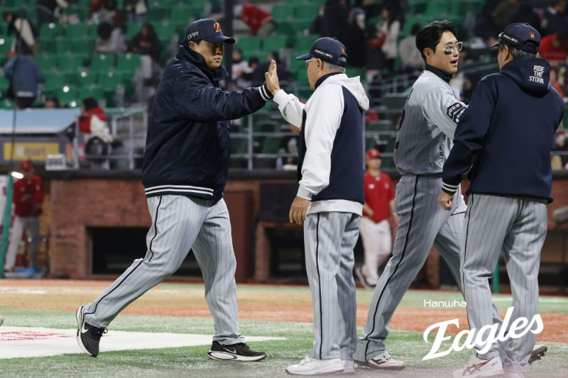 ▲ 7일 인천 SSG전에서 6이닝 10탈삼진 2실점으로 호투한 류현진은 관리 차원에서 로테이션을 한 턴 거른다 ⓒ한화이글스
