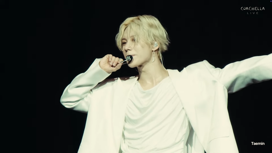 ▲ 태민. 출처| 코첼라 캡처