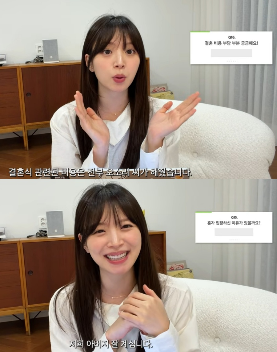 ▲ 유튜버 김지영이 결혼식 준비 뒷이야기를 전했다. 출처|김지영 유튜브 채널 캡쳐