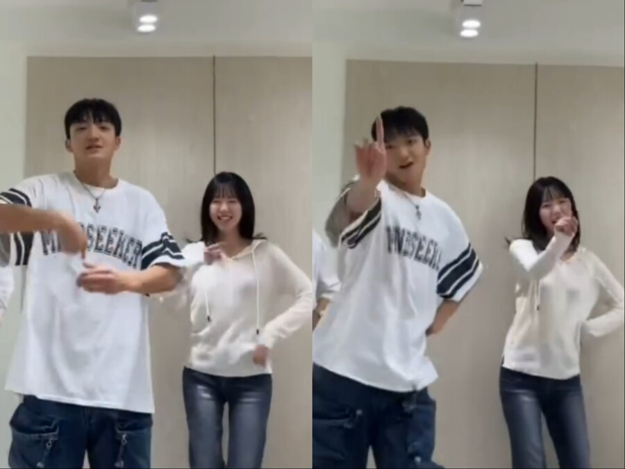 ▲  바타, 지예은. 출처| 지석진 인스타그램