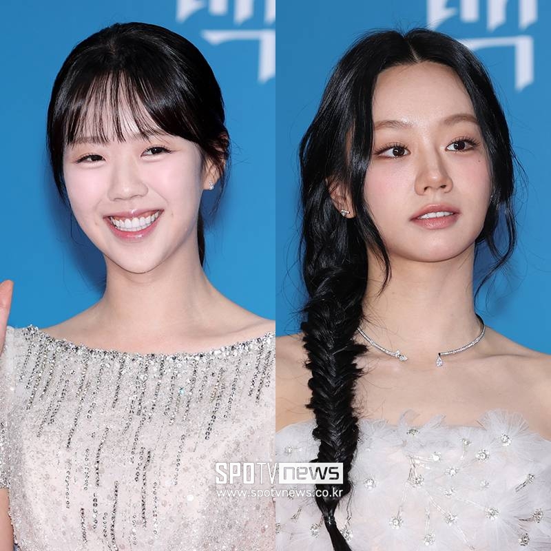▲ 지예은(왼쪽), 이혜리. ⓒ곽혜미 기자