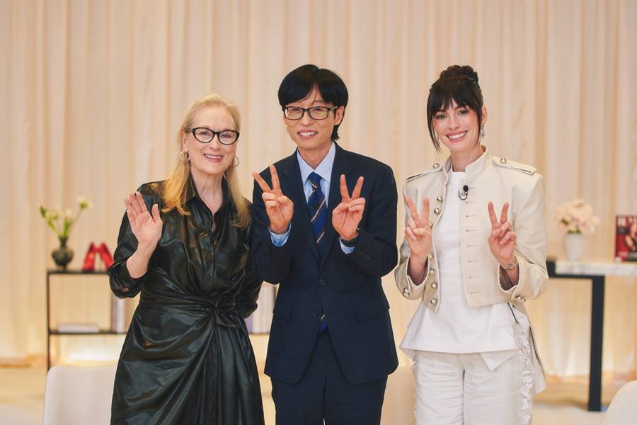 앤 해서웨이, 유재석 만났다…"'악마는 프라다' 9순위 후보였다" 캐스팅 비화('유퀴즈')