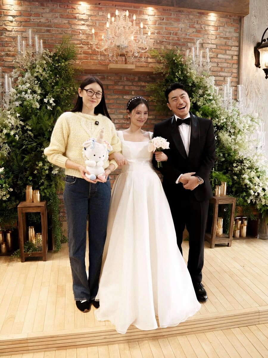 ▲ 왼쪽부터 한혜진, 서지승, 이시언. 출처| 이시언 인스타그램