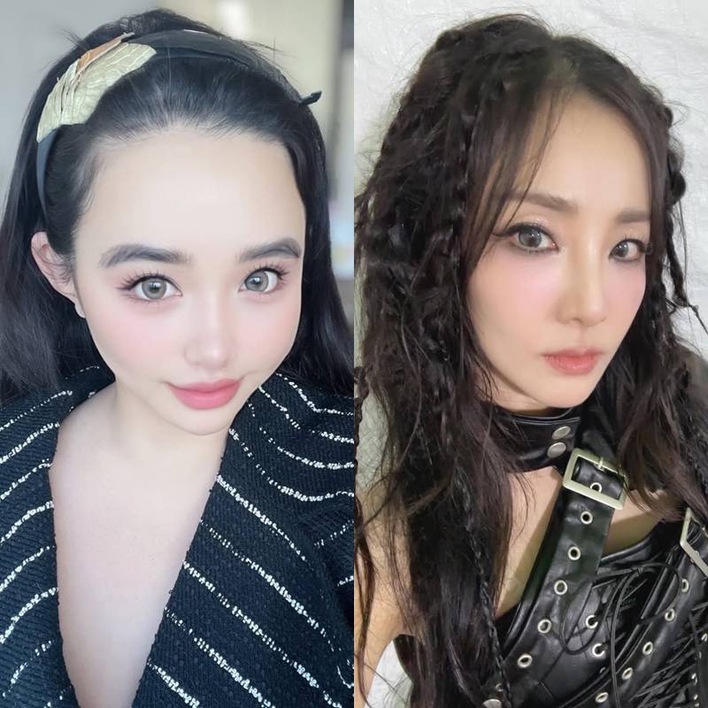 ▲ 박봄(왼쪽), 산다라박. 출처| 박봄, 산다라박 SNS