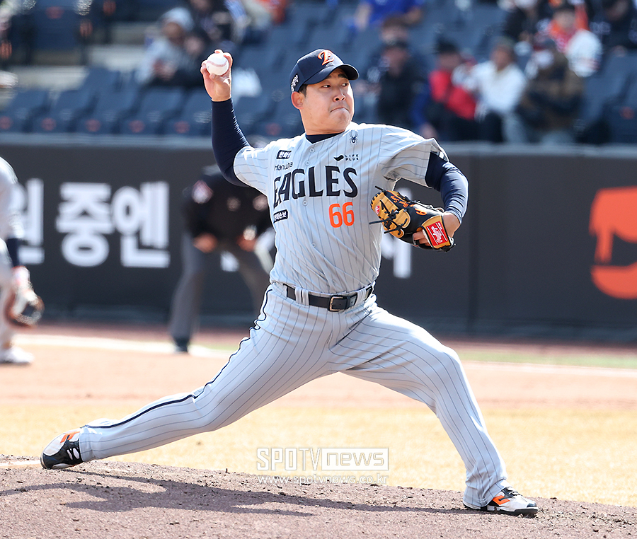 ▲ 올해 1군 불펜 경쟁에서 밀려 2군으로 내려간 주현상은 2군에서도 확실한 성적을 남기지 못하고 있다 ⓒ곽혜미 기자