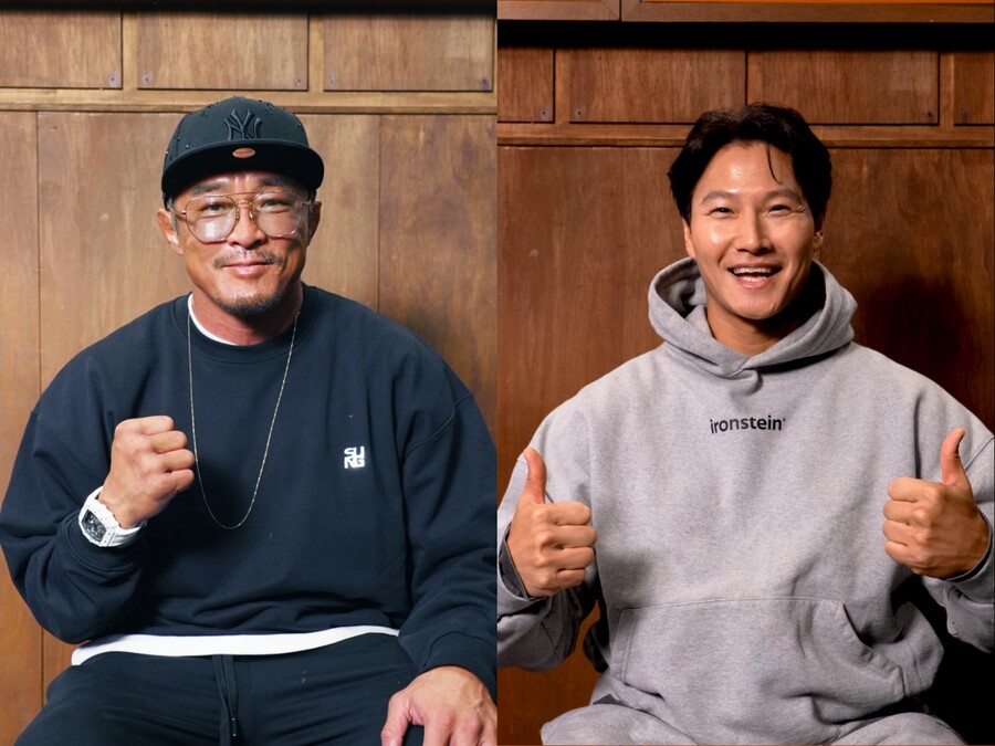 ▲ 추성훈(왼쪽)과 김종국. 제공| 3HW COM