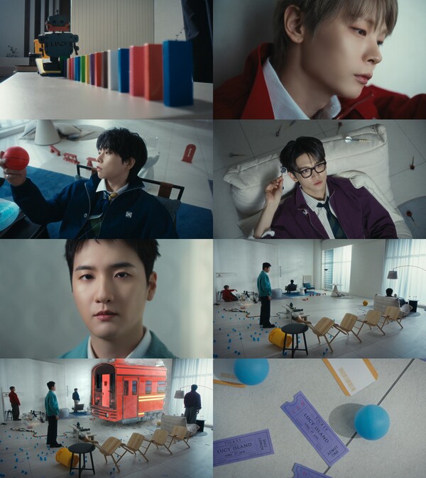 루시, 2집 '차일디시' 트레일러 공개…무채색 세상 깨운 기차, 다시 찾아가는 '루시 아일랜드'