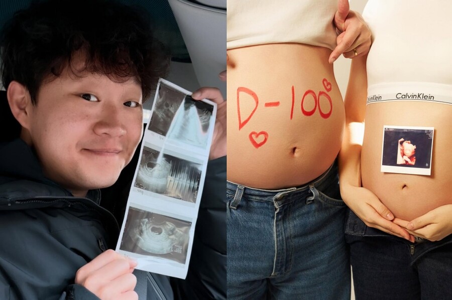 '피식대학' 정재형, '임신' ♥아내와 동반 D라인 화보…"둘 다 만삭이냐"