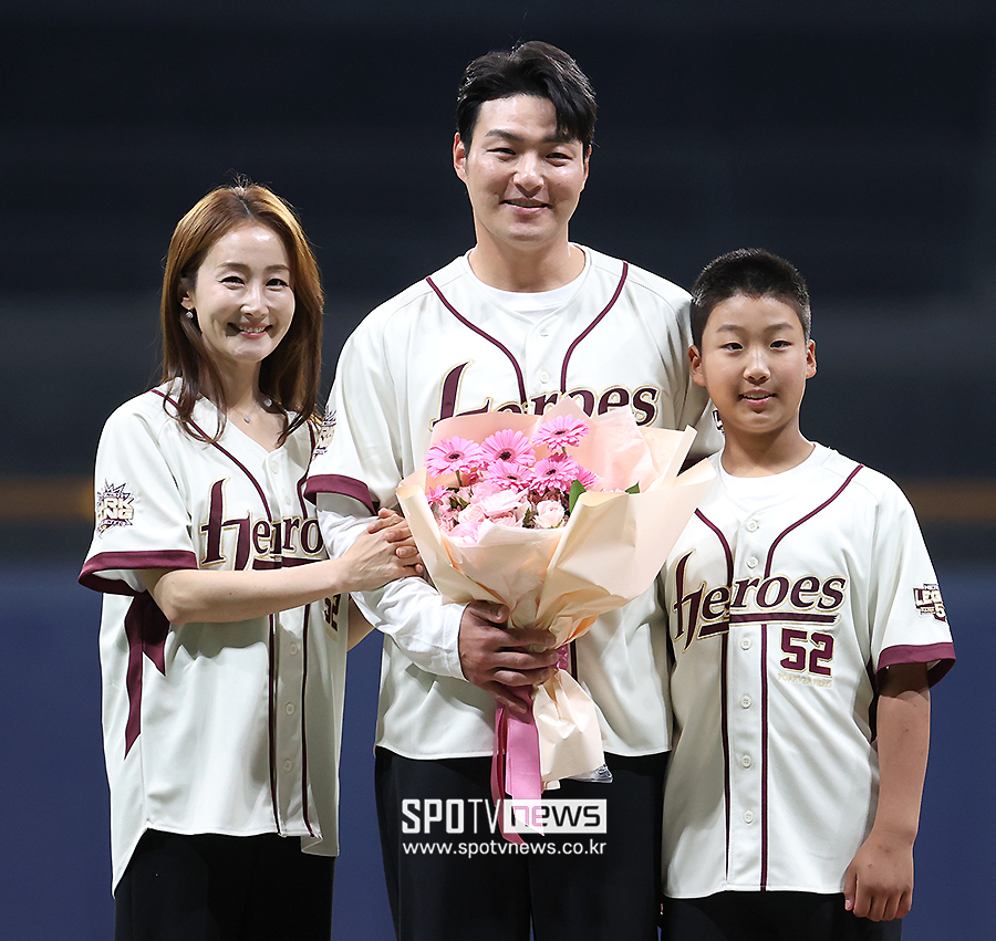 ▲ 박병호 가족 ⓒ곽혜미 기자