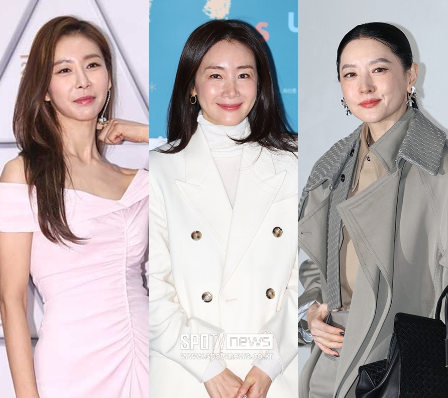 ▲ 왼쪽부터 한다감, 최지우, 이영애. ⓒ곽혜미 기자