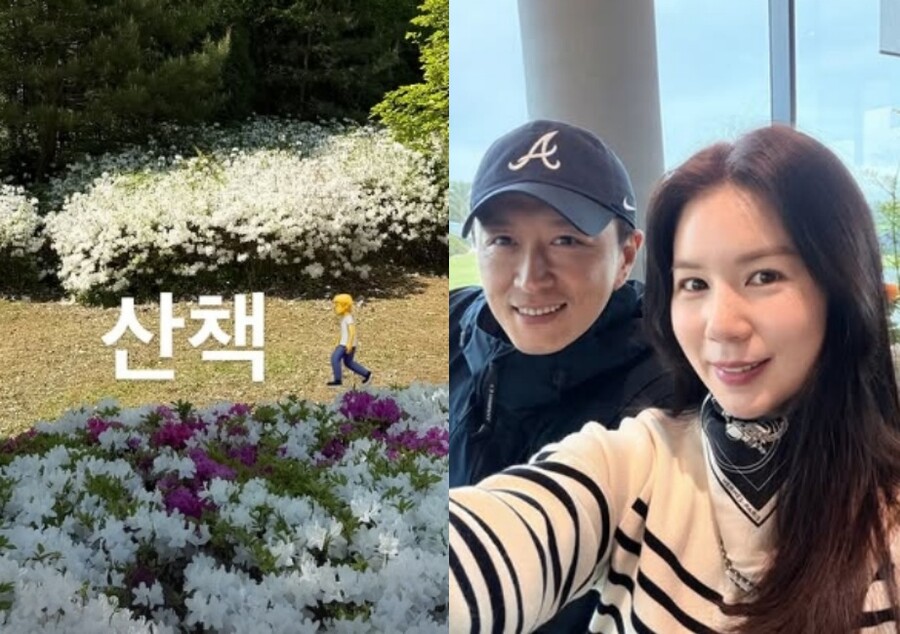 ''이숙캠' 하차' 진태현, ♥박시은 위로 받고 일상 복귀…"산책"