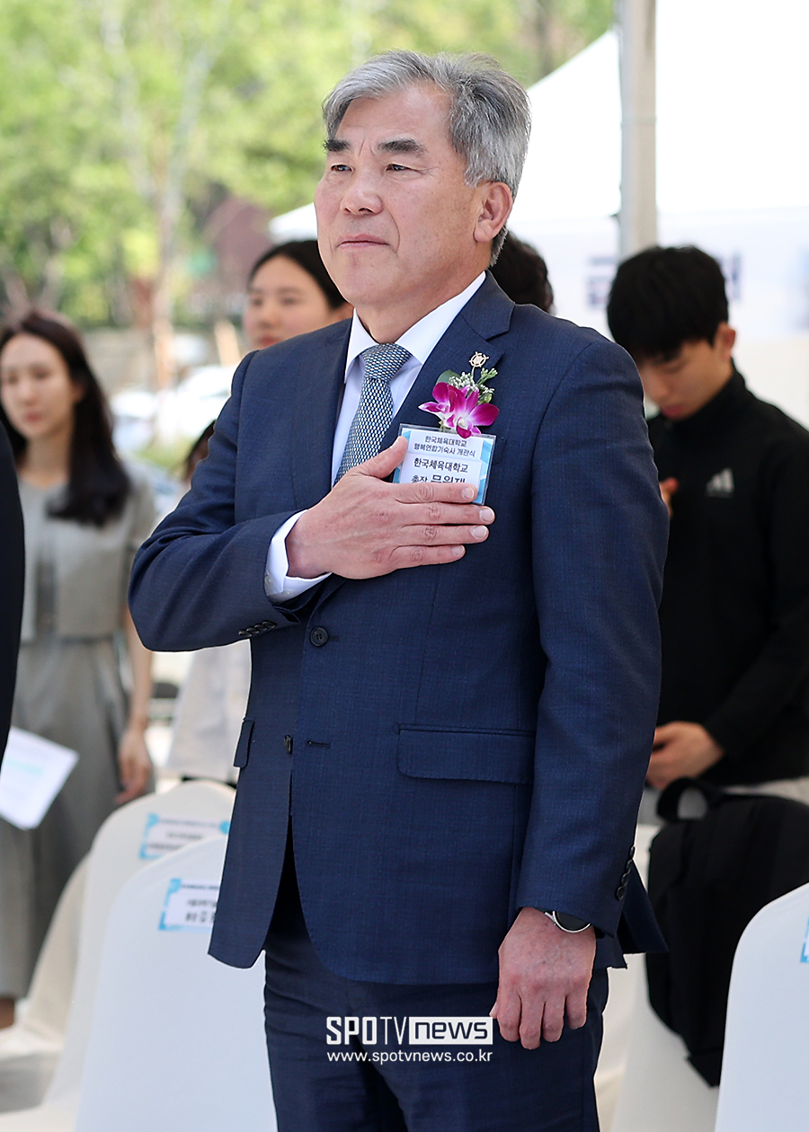 ▲ 한국체육대학교 문원재 총장 ⓒ곽혜미 기자