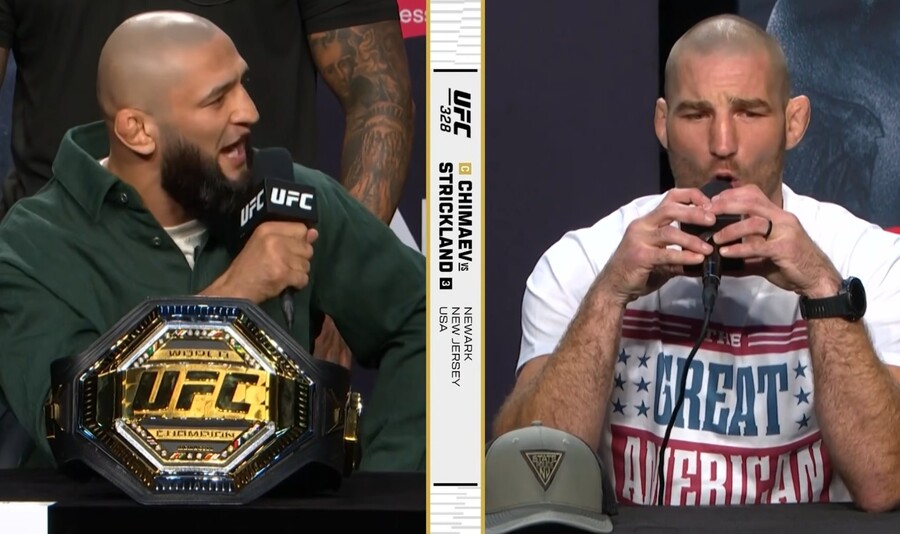 대충격, UFC 챔피언 폭발→욕하고 사타구니 가격…UFC 최악의 장면 또 나왔다