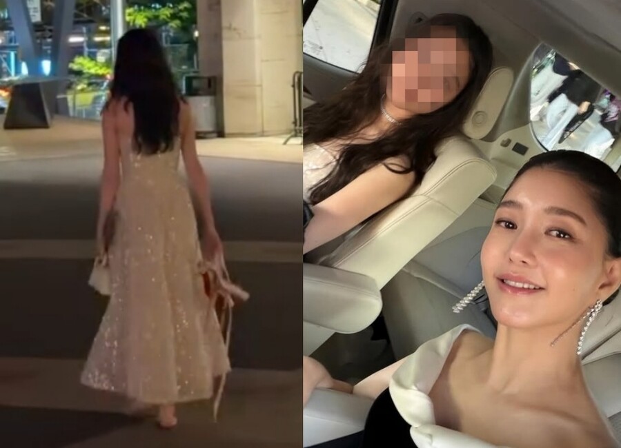 '최태원 동거인' 김희영, 15살 딸 공개했다…"아직은 맨발이 편한"