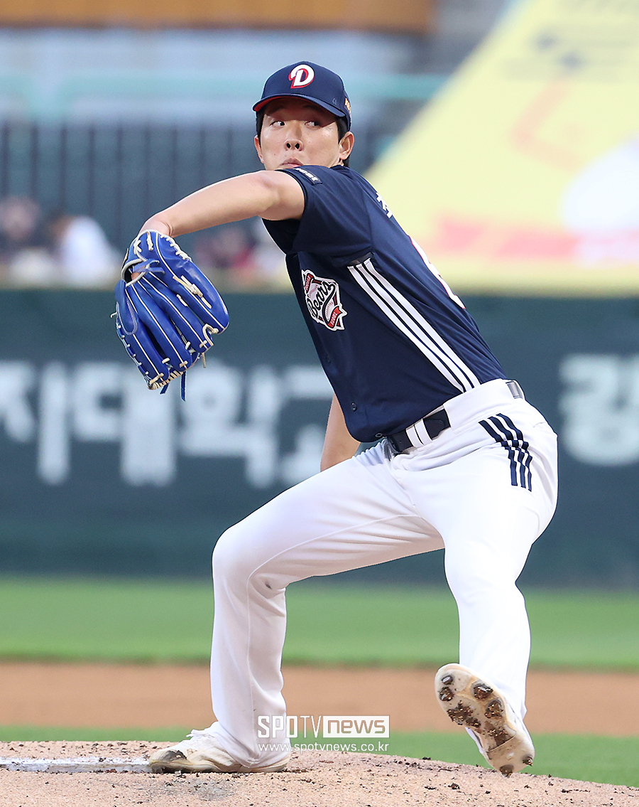 ▲ 최민석은 올 시즌 7경기에서 3승 무패 평균자책점 2.56을 기록하며 잠재력을 유감없이 보여주고 있다 ⓒ곽혜미 기자