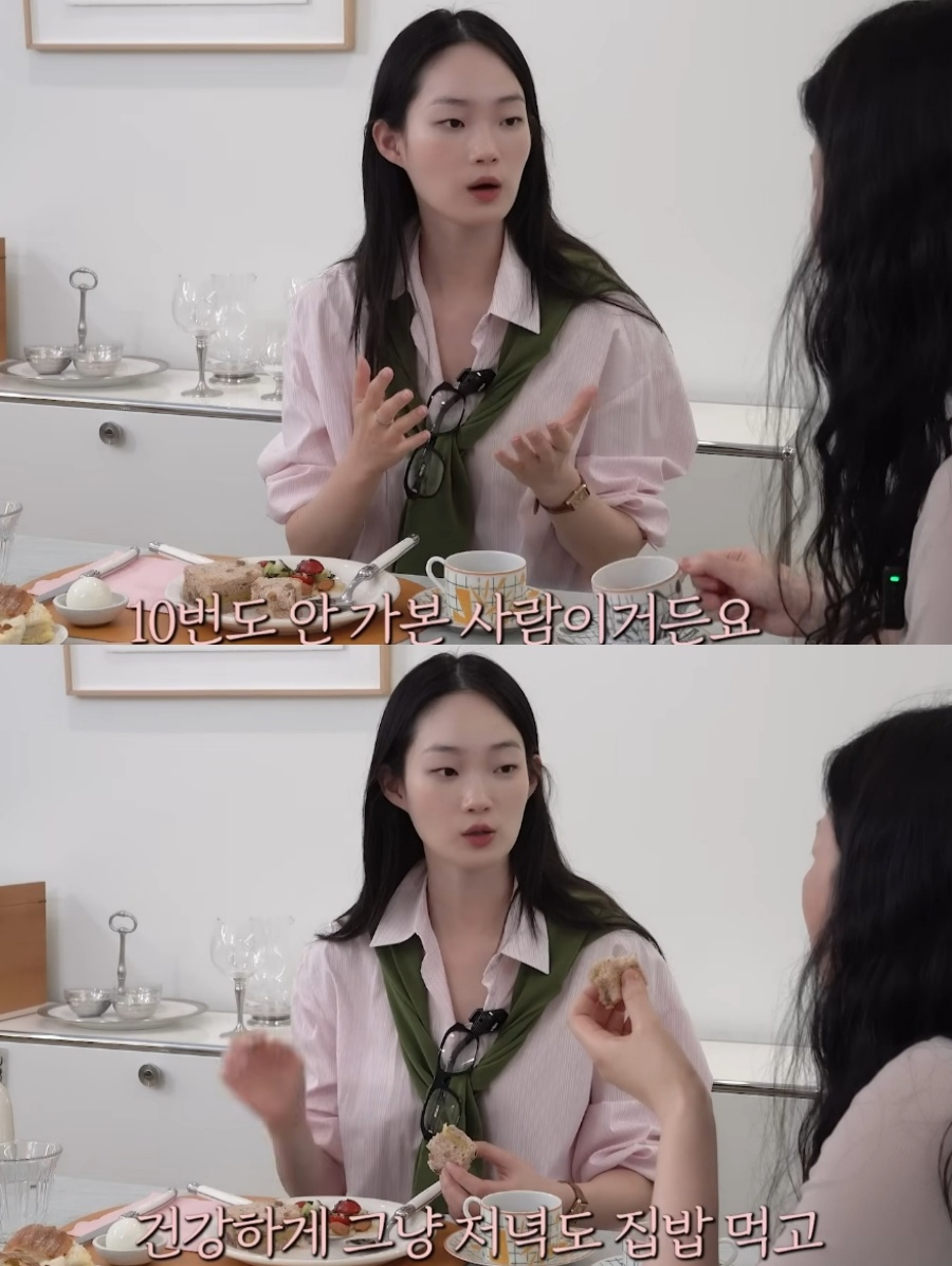 ▲ 모델 신현지가 자신을 둘러싼 오해에 대해 해명했다. 출처|유튜브 채널 '윤쥬르'