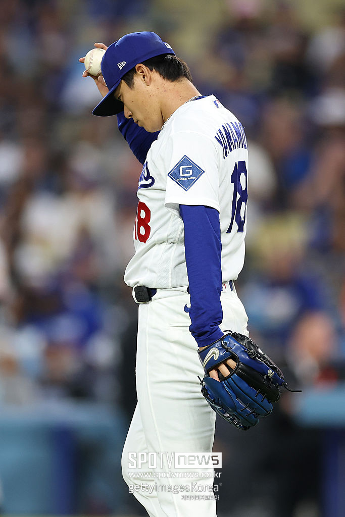 ▲ 6.1이닝 5실점으로 패전 투수가 된 야마모토 요시노부.