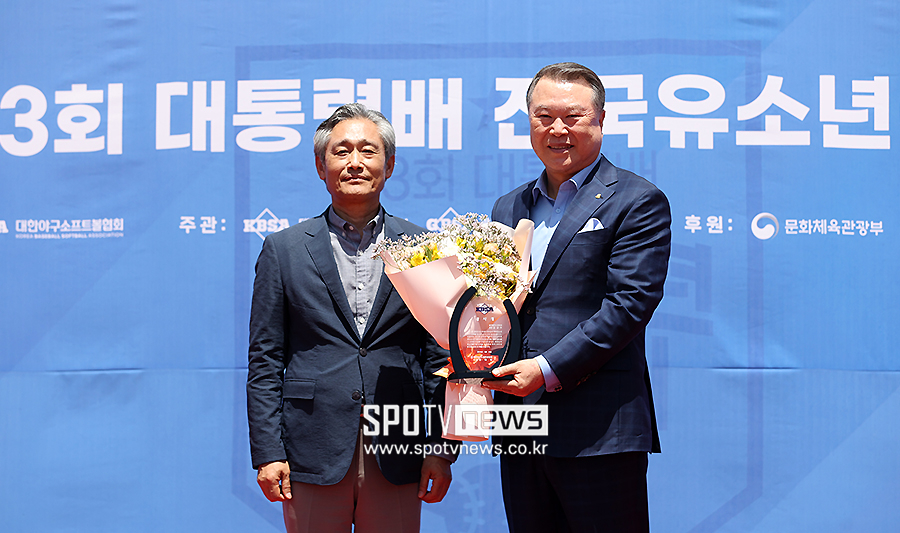 ▲ KBSA 양해영 회장(왼쪽) 광주시체육회 전갑수 회장 ⓒ곽혜미 기자