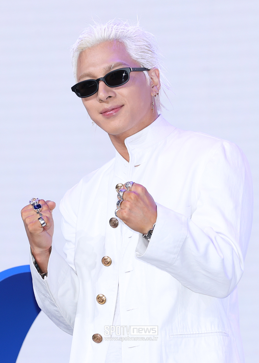 [포토S] 태양, '파이팅도 힙하게'