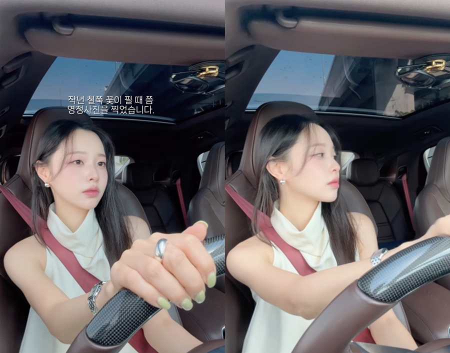 '박성광 아내' 이솔이 "찍고 보니 영정사진…주차장서 한참 울어"