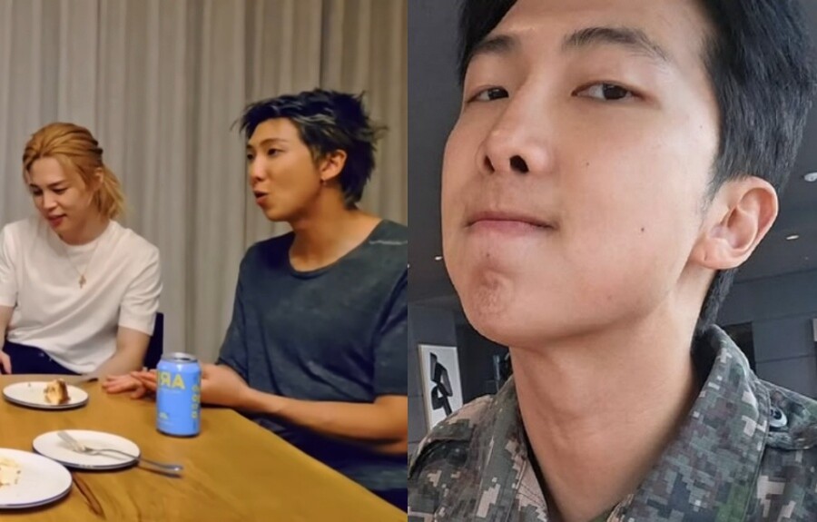 ▲ RM이 훈련소 PX 포스기를 고장냈던 일화를 밝혔다. 출처|RM SNS