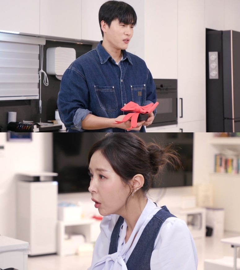 ▲ 문원이 아내 신지를 위해 천만 원 상당의 선물을 준비한다. 제공|KBS2 ‘신상출시 편스토랑’ 