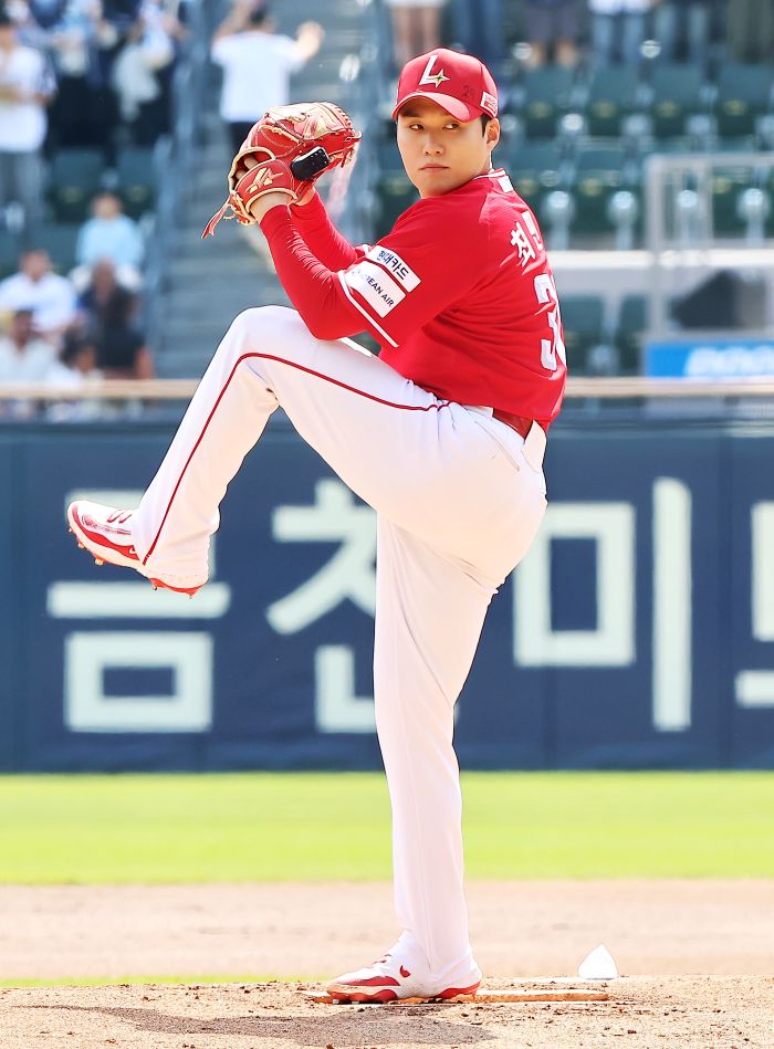 ▲ 최민준은 다음 공까지 내다보는 두뇌 피칭으로 자신의 능력을 극대화하고 있다 ⓒSSG랜더스