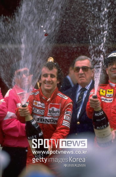 ▲ F1의 전설적인 드라이버 알랭 프로스트