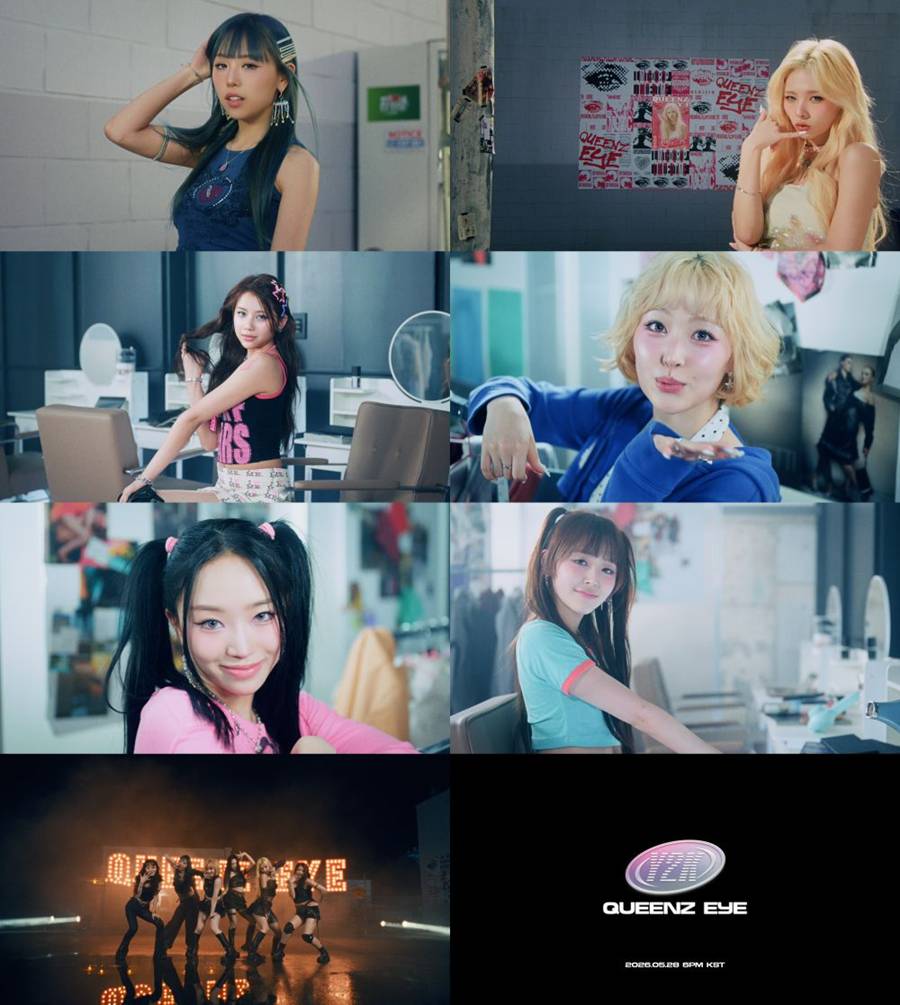 '28일 컴백' 퀸즈아이, 'Y2K' 감성 입었다…MV 티저 공개