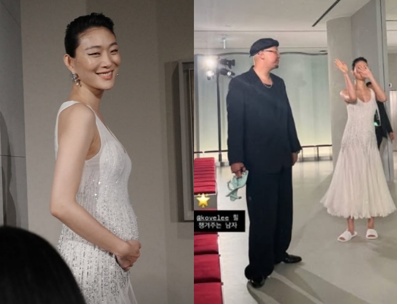 사진작가 남편이 담은 ♥최소라 D라인…"힐 챙겨주는 남자" 달달한 외조