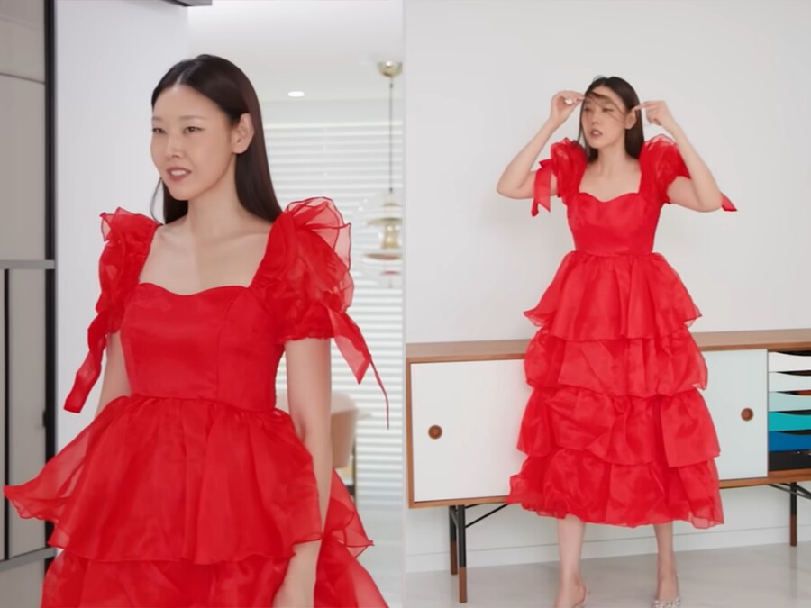 한혜진이니까 살렸다…3만원대 '양파망 룩' 개척한 톱모델