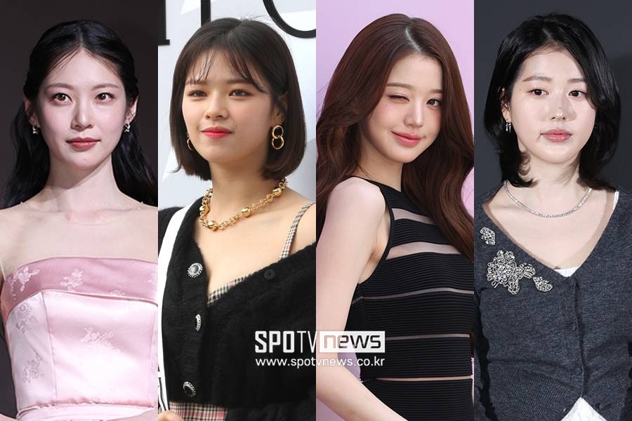 ▲ 공승연, 정연, 장원영, 장다아(왼쪽부터). ⓒ곽혜미 기자