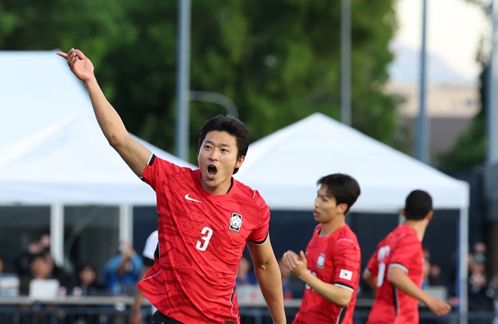 ▲ 30일 미국 유타주 프로보에 위치한 브리검영대 사우스필드에서 열린 대한민국과 트리니다드 토바고의 평가전. ⓒ연합뉴스