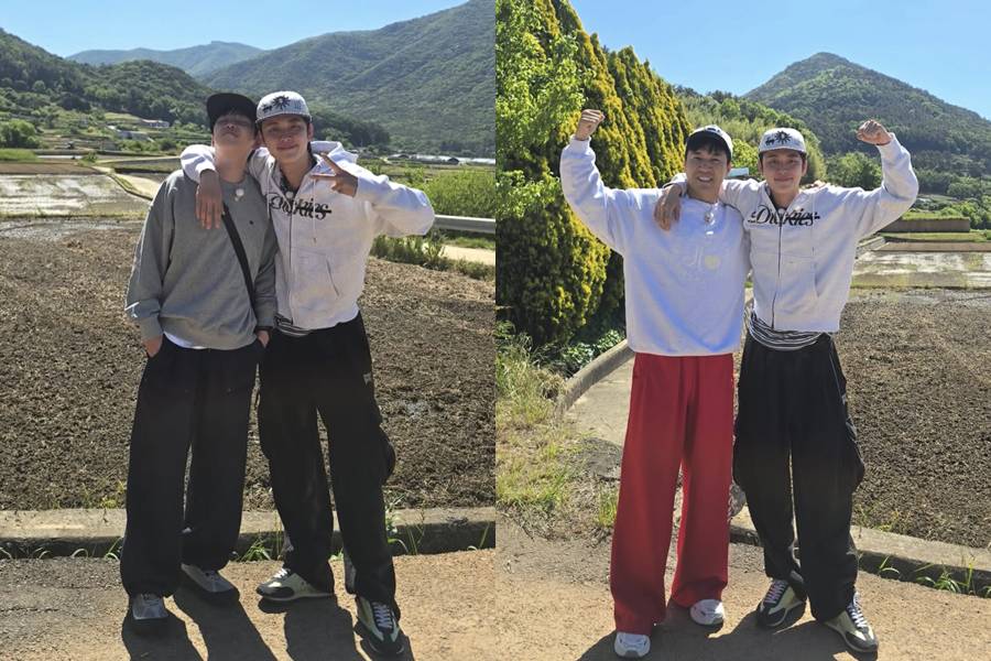 ▲ 유선호, 딘딘, 김종민. 출처| 유선호 SNS